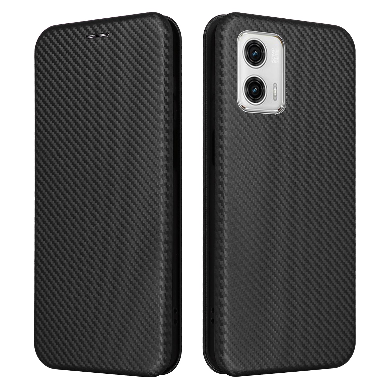 Anti-fall Phone Case For Motorola Moto G73 5G Card Holder Carbon Fiber Texture Flip Leather Cover Stand Anti-fall Phone Case For Motorola Moto G73 5G Card Holder Carbon Fiber Texture Flip Leather Cover Stand